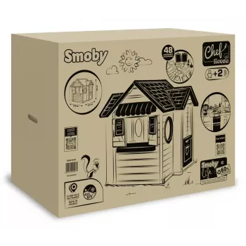Domek do zabawy Smoby 810407 Wielokolorowy Do użytku na zewnątrz 1 drzwi