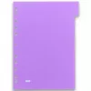 Przekładki Elba Oxford 400005445 — A4 polipropylen (PP), różne kolory, 6 sztuk, 227×300 mm