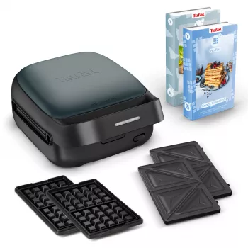Gofrownica Tefal Snack Collection SW862BF0 2 gofry 700 W czarna ciemnozielona