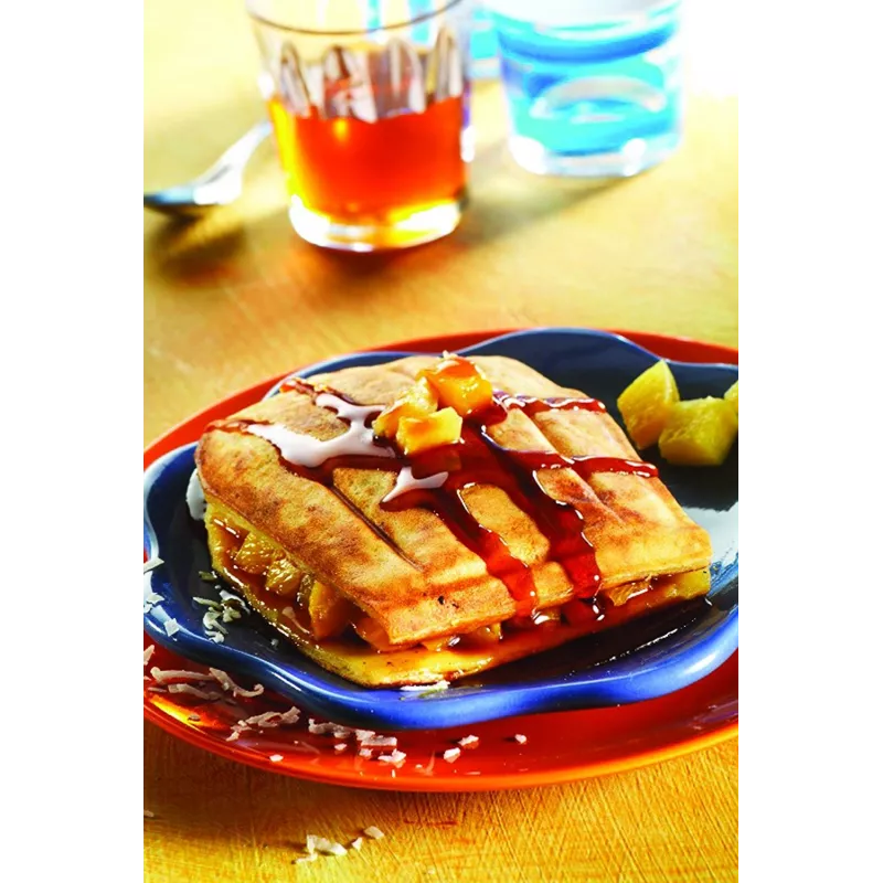 Płyta zapasowa Tefal XA800112 do Snack Collection/SnackTime — czarna, 242×155×44 mm, zestaw 2 szt.