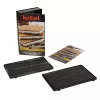 Płyta zapasowa Tefal XA800512 do Snack Collection / SnackTime, czarna, 242×155×44 mm, opakowanie 2 szt.