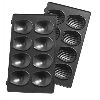 Płyta zapasowa Tefal XA801512 czarna do Snack Collection, 242×155×44 mm, 2 szt.