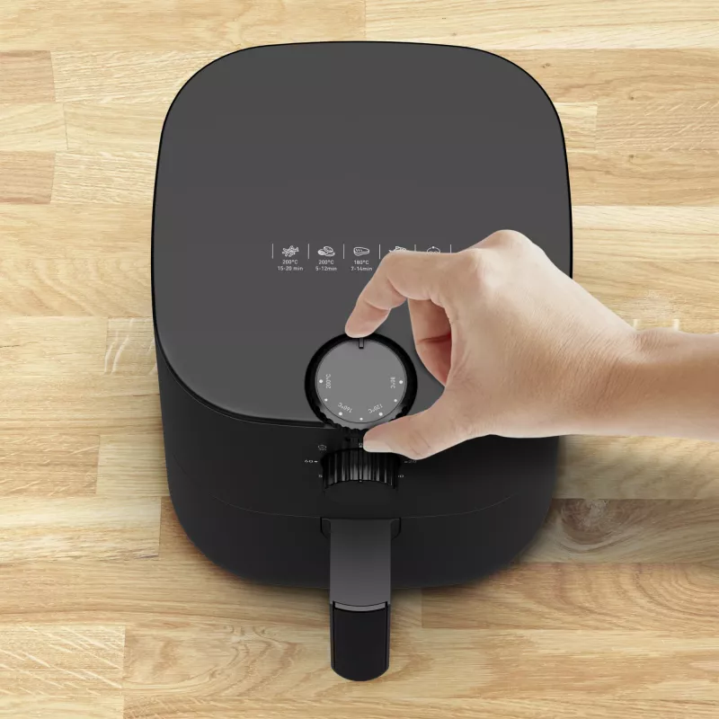 Tefal Easy Fry EY1308 Pojedyncza 3.5 L Wolnostojąca 1030 W Frytownica na gorące powietrze Czarny