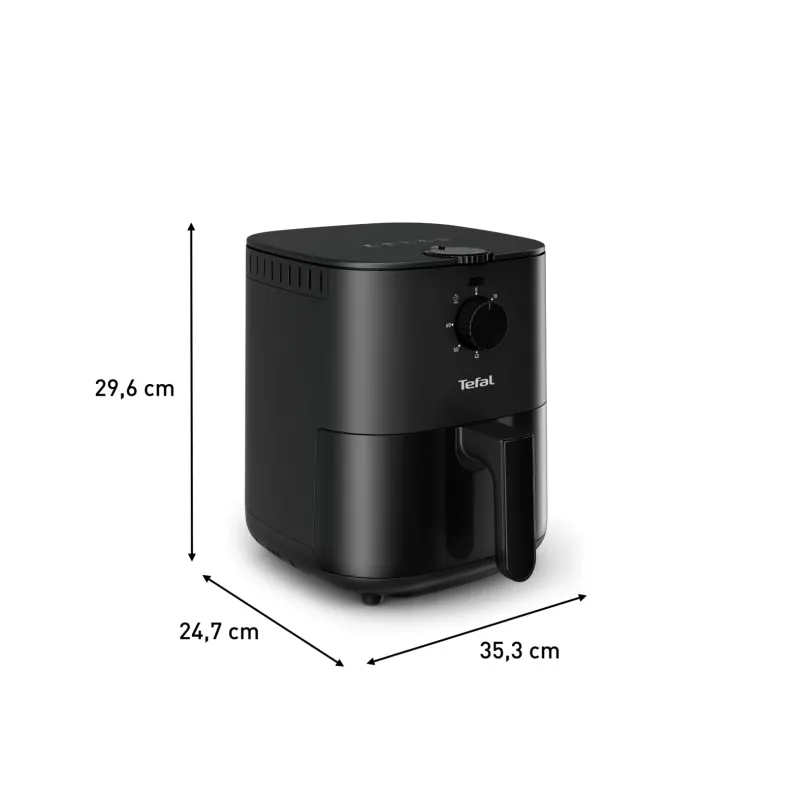 Tefal Easy Fry EY1308 Pojedyncza 3.5 L Wolnostojąca 1030 W Frytownica na gorące powietrze Czarny