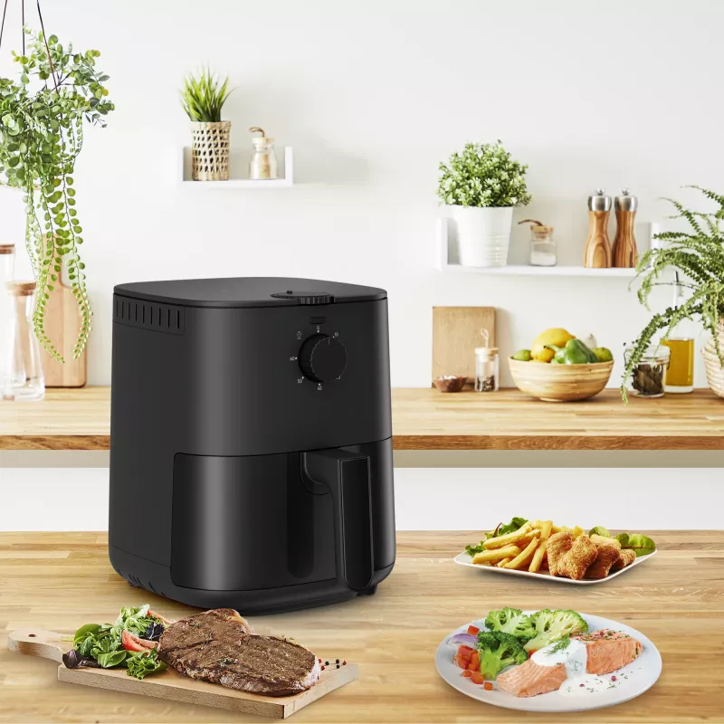 Tefal Easy Fry EY1308 Pojedyncza 3.5 L Wolnostojąca 1030 W Frytownica na gorące powietrze Czarny