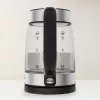 Tefal Glass Kettle KI605830 czajnik elektryczny 1,7 L 2200 W Czarny, Srebrny, Przezroczysty