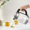 Tefal Glass Kettle KI605830 czajnik elektryczny 1,7 L 2200 W Czarny, Srebrny, Przezroczysty
