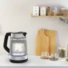 Tefal Glass Kettle KI605830 czajnik elektryczny 1,7 L 2200 W Czarny, Srebrny, Przezroczysty