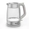 Tefal Glass Kettle KI605B30 czajnik elektryczny 1,7 L 2200 W Szary, Srebrny, Przezroczysty