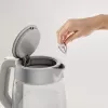 Tefal Glass Kettle KI605B30 czajnik elektryczny 1,7 L 2200 W Szary, Srebrny, Przezroczysty