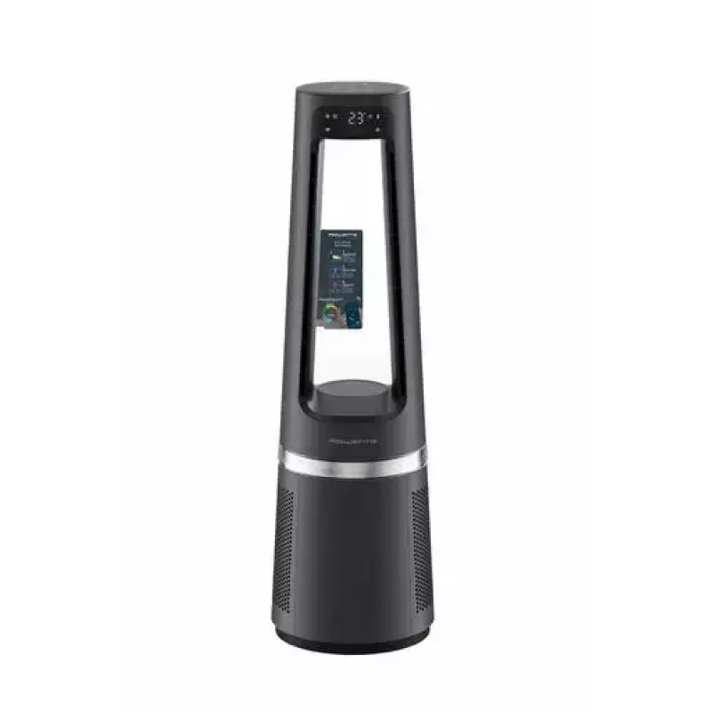 Oczyszczacz powietrza Rowenta Eclipse 3-in-1 Connect QU5072 do 50 m², 130 m³/h, 62 dB, srebrny