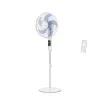 Wentylator podłogowy domowy Rowenta Turbo Silence VU5450F0, 32 W, wysokość 1470 mm, biały