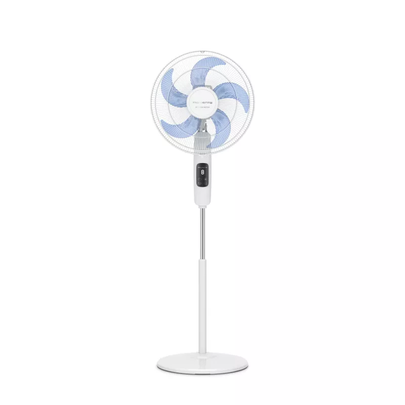 Wentylator podłogowy domowy Rowenta Turbo Silence VU5450F0, 32 W, wysokość 1470 mm, biały