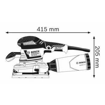 Bosch 0 601 292 801 szlifierka oscylacyjna 11000 obr./min 22000 drgań/min