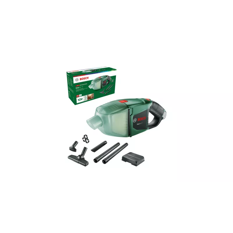 Bosch EasyVac 12 Bezprzewodowy odkurzacz pionowy 2-w-1 Na sucho Bezworkowy Zielony