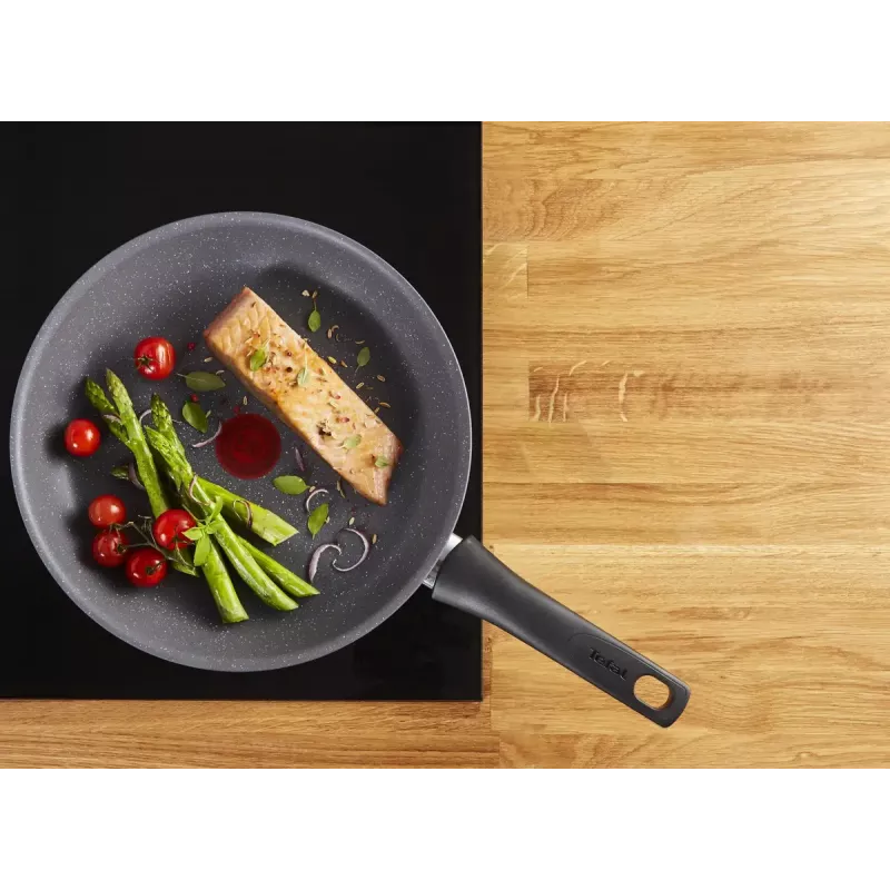 Uniwersalna patelnia Tefal Healthy Chef G15004 Okrągła 24 cm Szara