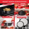 Zestaw garnków Tefal Ingenio L76391 — aluminiowy zestaw mieszany, 4 szt. (rondle Ø16/18/20 cm) czarny