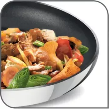 Zestaw patelni Tefal Intuition B817S255 — patelnie ze stali nierdzewnej 20 cm i 26 cm