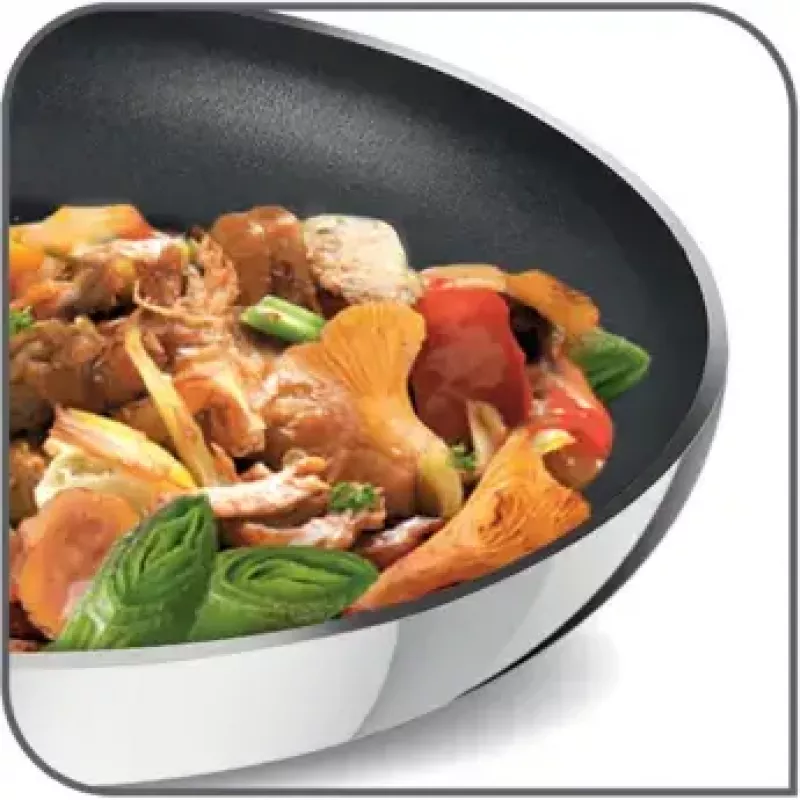 Zestaw patelni Tefal Intuition B817S255 — patelnie ze stali nierdzewnej 20 cm i 26 cm