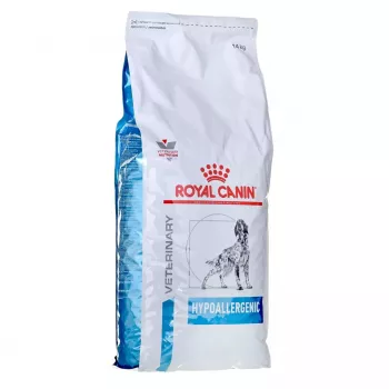 Royal Canin Hypoallergenic Adult sucha karma dla psów 14 kg, wątroba, ryż, warzywa