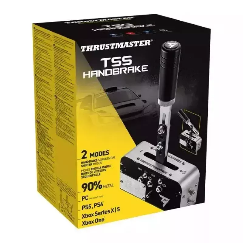 Hamulec ręczny Thrustmaster 4060306 USB Czarny Srebrny do PC PS4 PS5 Xbox