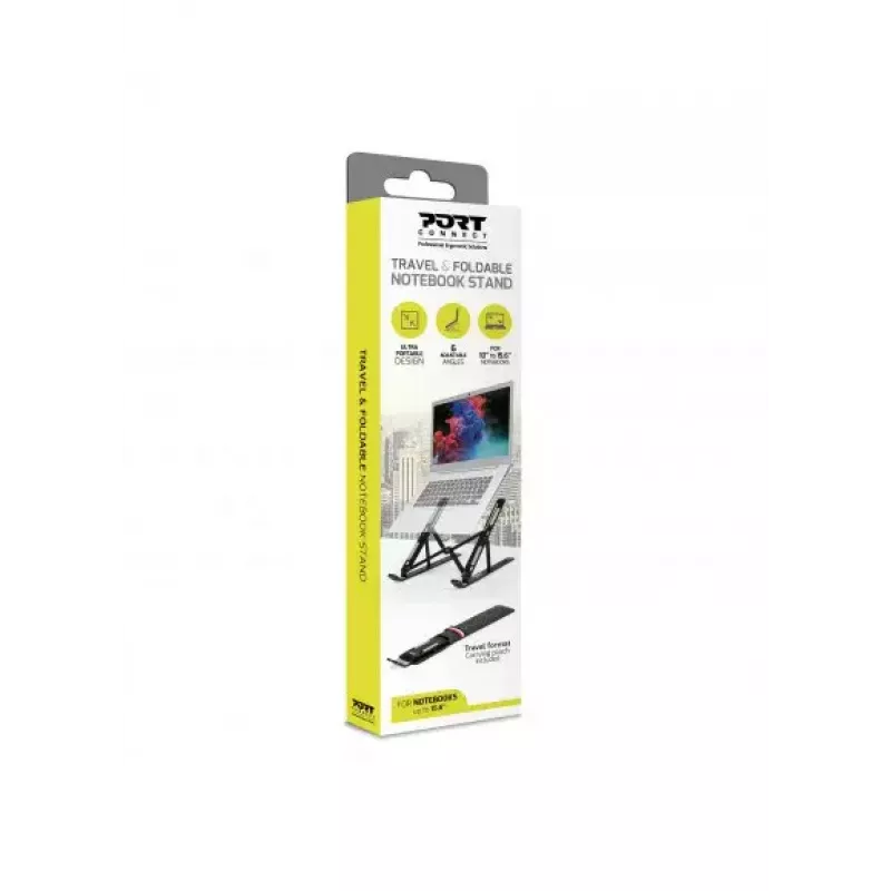 Podstawka pod laptop Port Designs 901107 Czarny Aluminium 39,6 cm