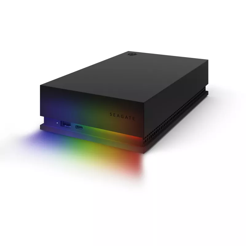 Seagate FireCuda Gaming Hub zewnętrzny dysk twardy 8 TB Micro-USB B / USB Type-A / USB Type-C 3.2 Gen 1 (3.1 Gen 1) Czarny