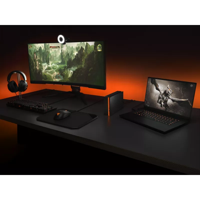 Seagate FireCuda Gaming Hub zewnętrzny dysk twardy 8 TB Micro-USB B / USB Type-A / USB Type-C 3.2 Gen 1 (3.1 Gen 1) Czarny