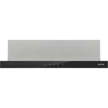 Okap kuchenny Gorenje TH64E3SGB, półzabudowany (wysuwany), stal nierdzewna, 350 m³/h