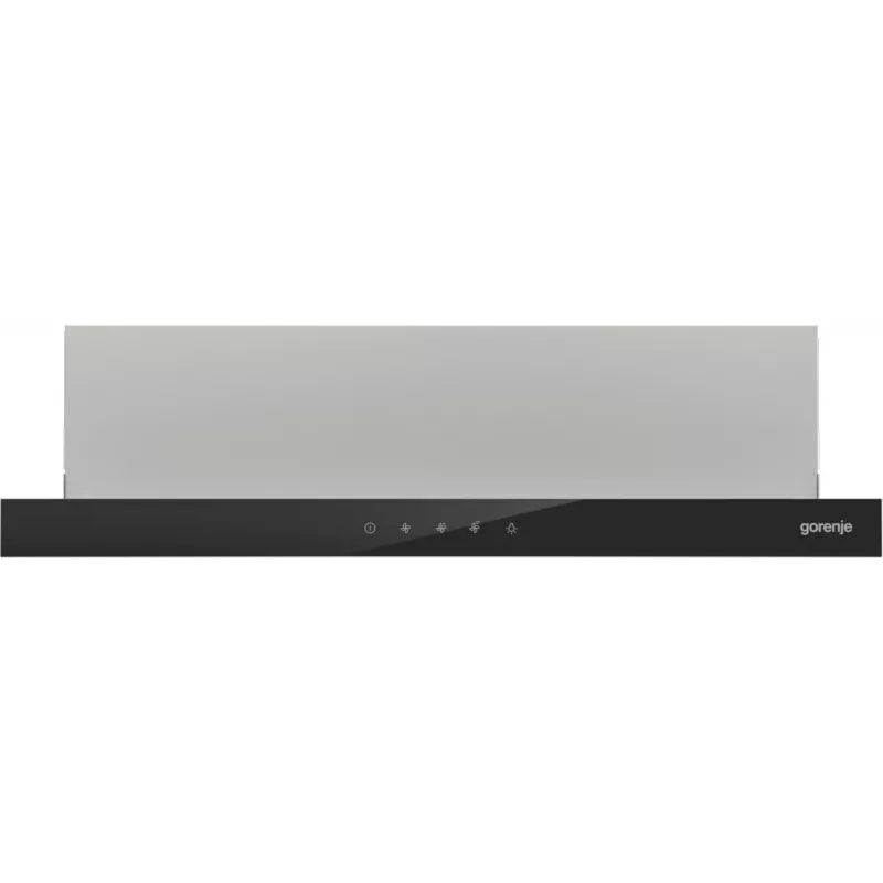 Okap kuchenny Gorenje TH64E3SGB, półzabudowany (wysuwany), stal nierdzewna, 350 m³/h
