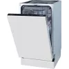 Gorenje Diskmaskin GV561D10 BK070, w pełni zabudowana, Slimline (45 cm), Biały, Standard (80 - 85 cm), Czarny, Przyciski