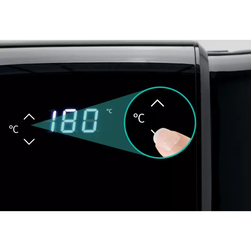 Gorenje AF1700DB Single 5 L Do zabudowy 1700 W Frytownica beztłuszczowa Czarny, Metaliczny