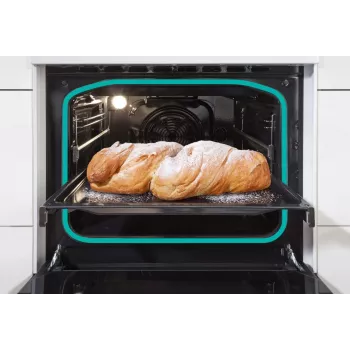 Kuchenka Gorenje GECS6C70XC wolnostojąca płyta grzewcza elektryczna stal nierdzewna