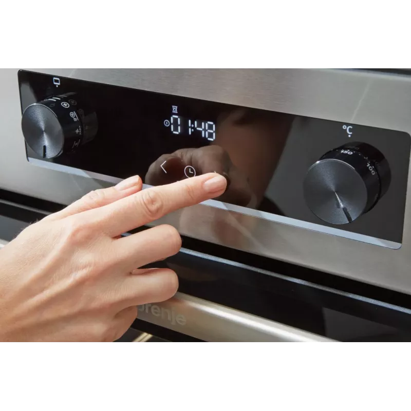 Kuchenka Gorenje GECS6C70XC wolnostojąca płyta grzewcza elektryczna stal nierdzewna