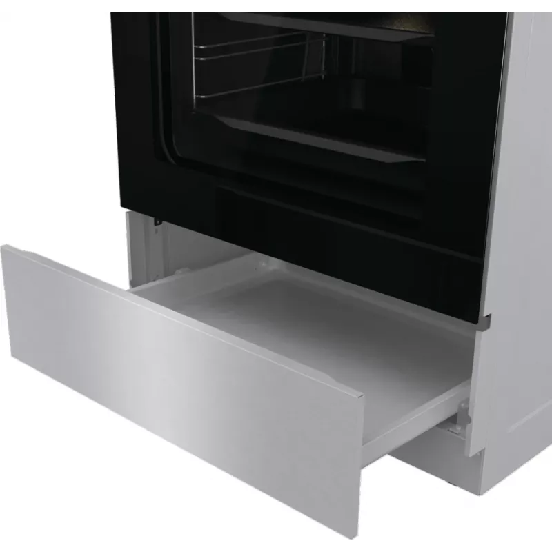 Kuchenka Gorenje GECS6C70XC wolnostojąca płyta grzewcza elektryczna stal nierdzewna
