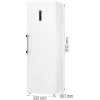 Gorenje FN619EAW6 Zamrażarka pionowa wolnostojąca 280 L Biała