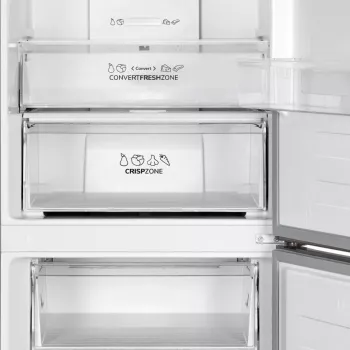 Gorenje Lodówko-zamrażarka NRK619CABXL4, 304 l, 6 kg/24 h, klasa C, komora Fresh Zone, czarny