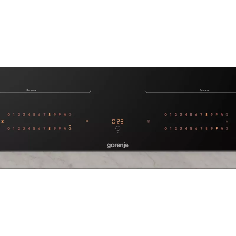 Gorenje Induktionshäll GI6443BSCWF, Czarny, Built-in, 60 cm, Zone induction hob, Glass-ceramic, 4 zone(s)