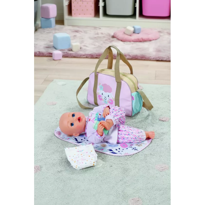 BABY born Torba do przewijania Flower Torba na pieluchy dla lalek
