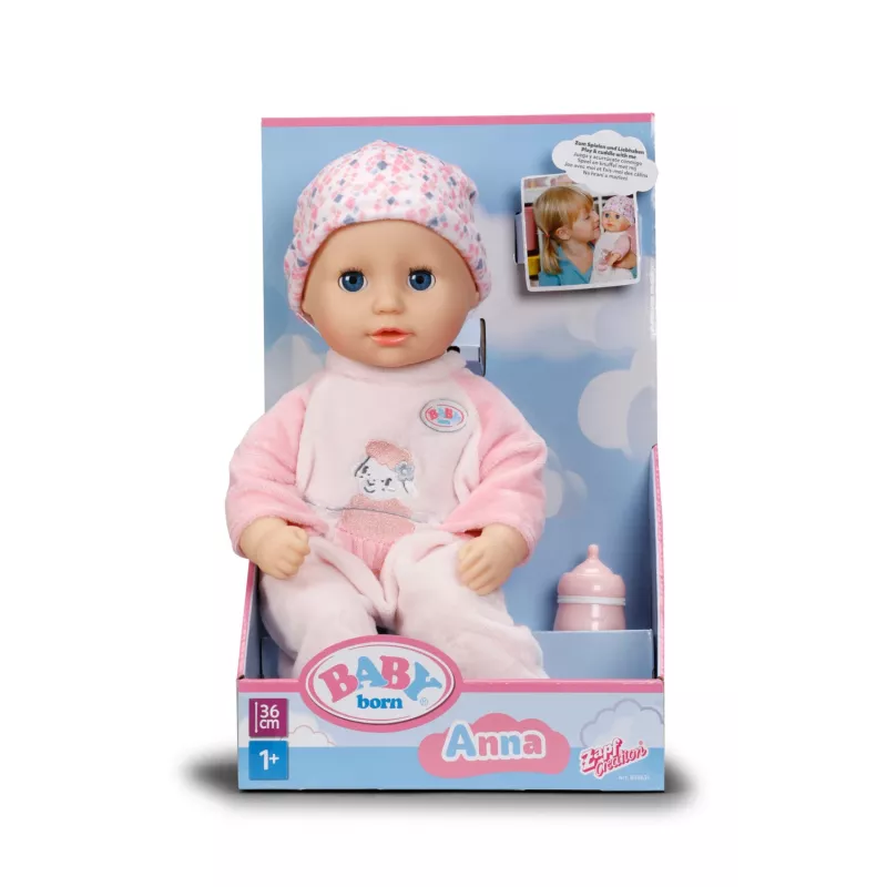 BABY born Anna Rose 36cm, Baby doll, Dziewczynka, 3 lat, Chłopiec/Dziewczynka, 360 mm, Wielokolorowy