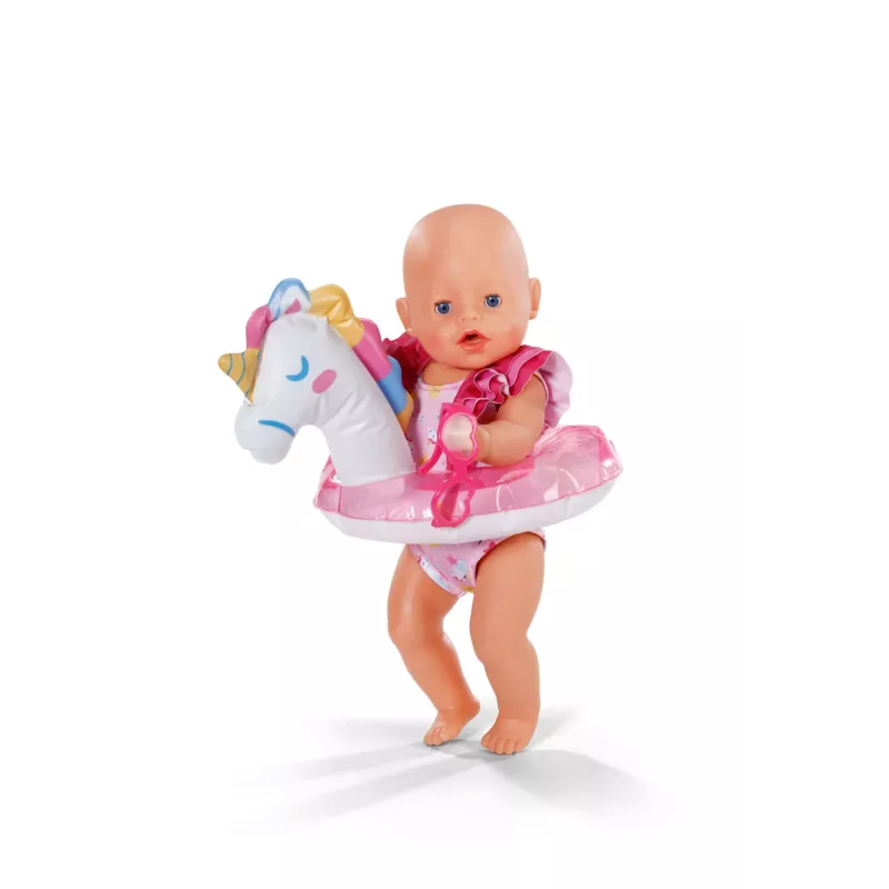 BABY born Zestaw kąpielowy Jednorożec 43cm, Strój kąpielowy dla lalki, 3 lat(a)