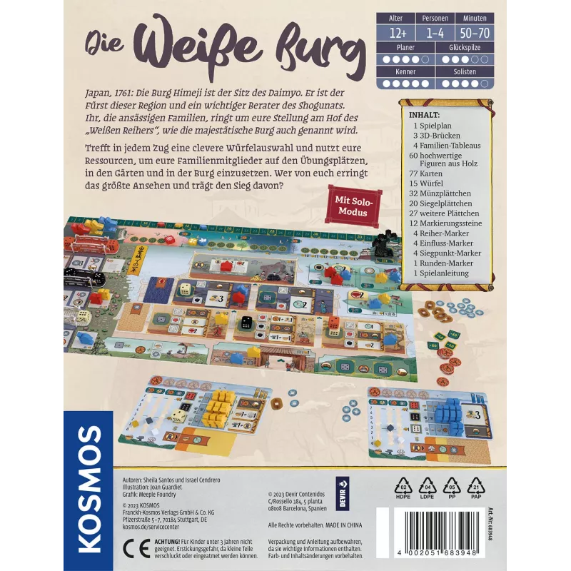 Kosmos Die weisse Burg Gra planszowa Strategia
