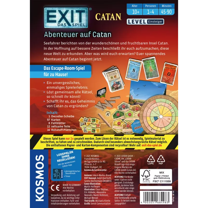 Kosmos EXIT - Das Spiel gra karciana strategiczna