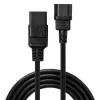 Przedłużacz sieciowy Lindy 1 m C14 do C19, czarny, 3 m, IEC C14, IEC C19, 250 V