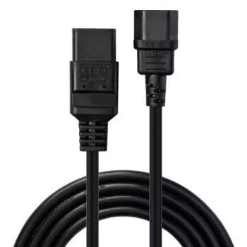 Przedłużacz sieciowy Lindy 1 m C14 do C19, czarny, 3 m, IEC C14, IEC C19, 250 V