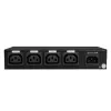 Lindy 32622 jednostka dystrybucji zasilania (PDU) 4 gniazda AC 1U Czarny