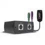 Lindy 100m PS/2 KM Cat.5e/6 Extender, Transmitter & receiver, Wired, 100 m, Cat5e, Cat6, Czarny, CE, FCC, RoHS & REACH, CP65