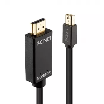 Lindy Kabel Mini DisplayPort/HDMI 4K30 (DP: pasywny) 5m