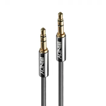 Lindy 5m 3.5mm Kabel Audio, Linia Cromo, 3.5mm, Męski, 3.5mm, Męski, 5 m, Antracyt