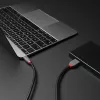 Lindy 1m USB 3.2 Type C na Micro-B Kabel, Anthra Line, 1 m, USB C, Micro-USB B, USB 3.2 Gen 1 (3.1 Gen 1), Czarny